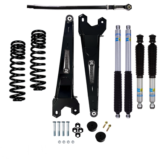 KRYPTONITE FORD SUPER DUTY F250/F350 STAGE 3 LEVELING KIT WITH BILSTEIN SHOCKS 2005-2016