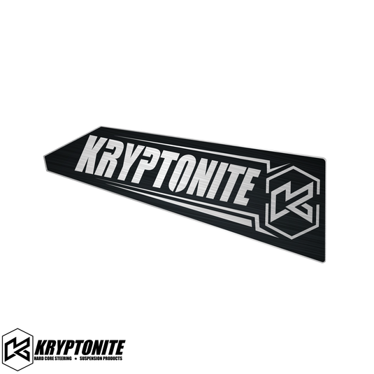 KRYPTONITE UPPER CONTROL ARM STAINLESS LOGO PLATES | 2011–2025 GM HD