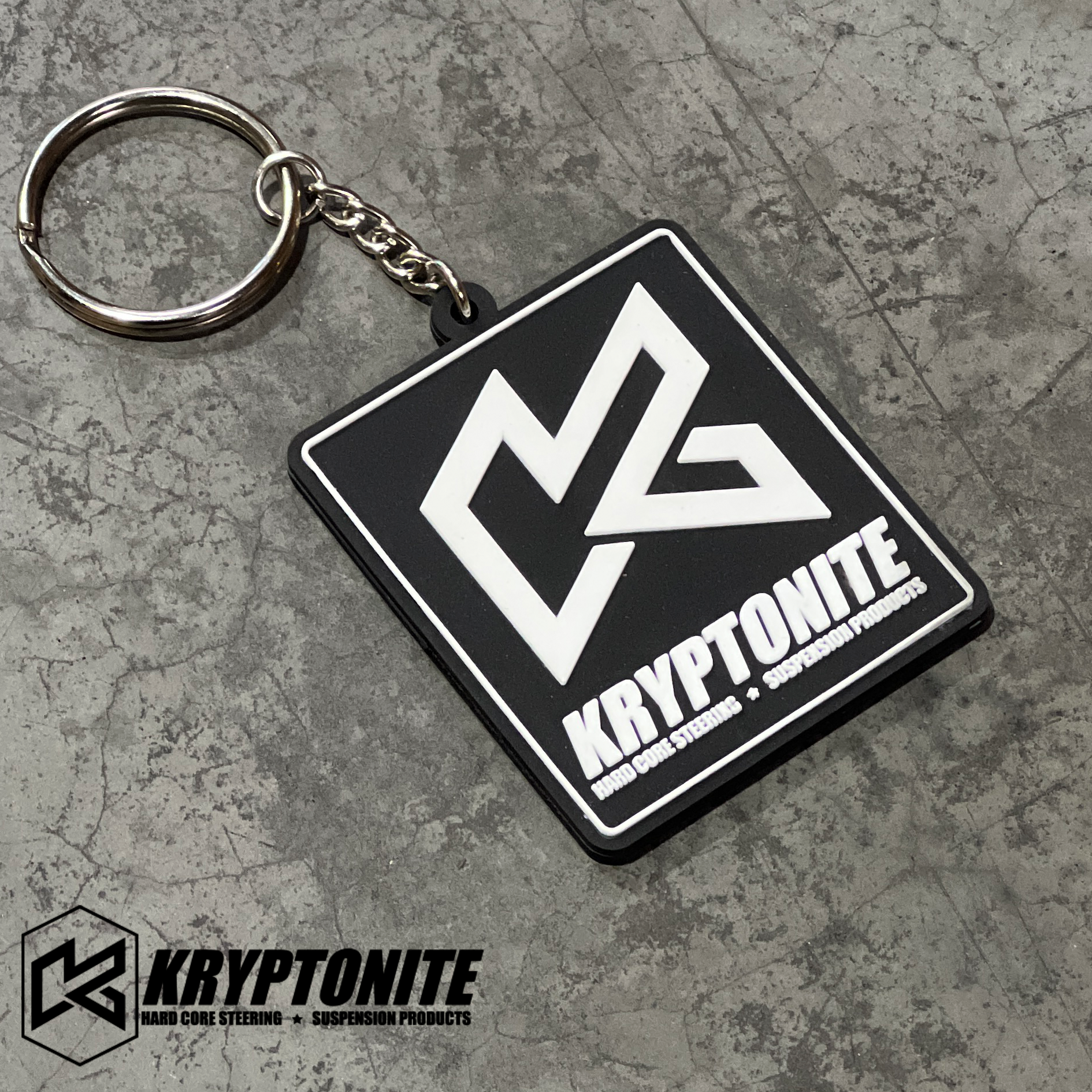 DOUBLE SIDED PVC KEY CHAIN – Kryptonite Products