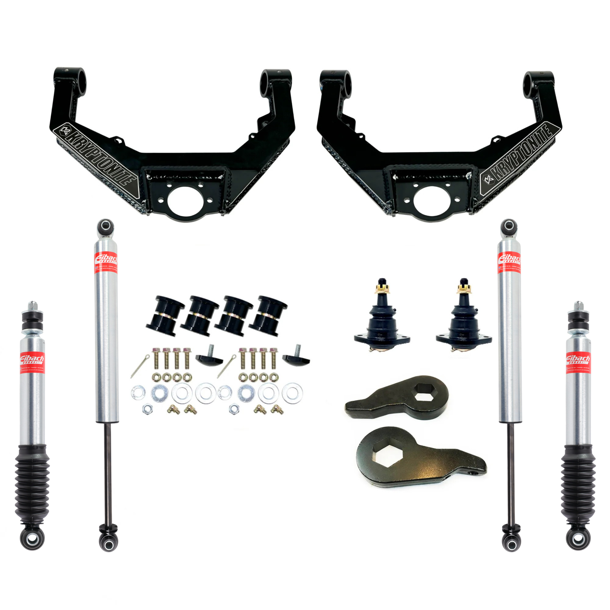 Kryptonite Stage 3 Leveling Kit with Eibach Shocks for 2001-2010