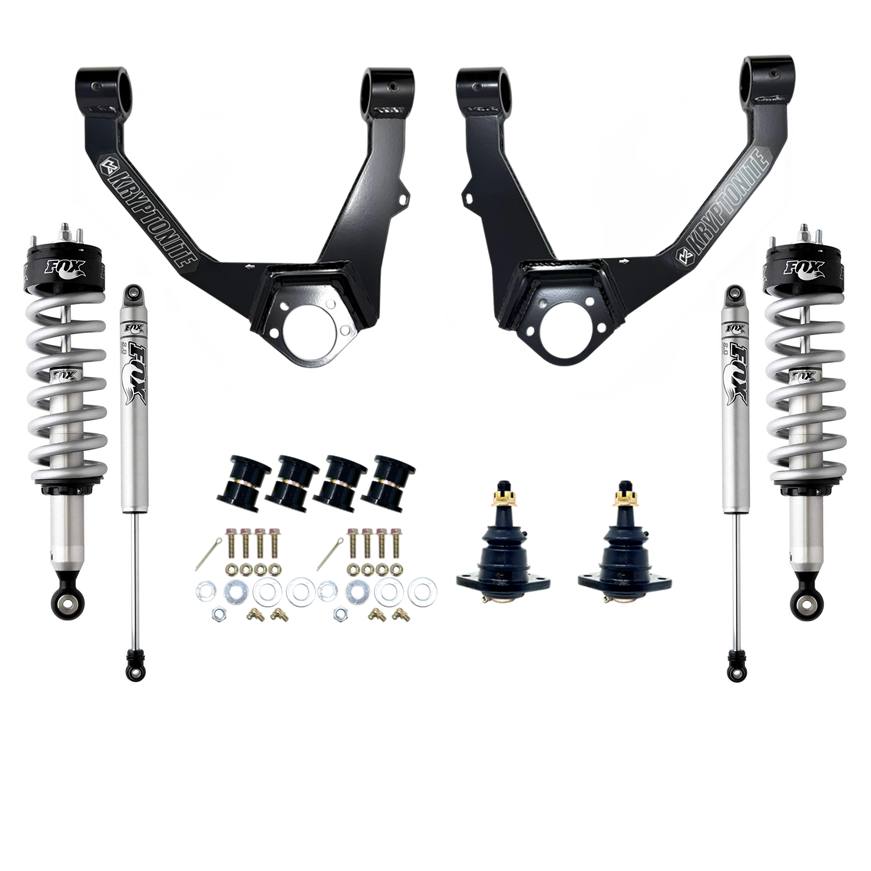 STAGE 3 LEVELING KIT WITH FOX SHOCKS FOR 1/2 TON 6-LUG CHEVY/GMC