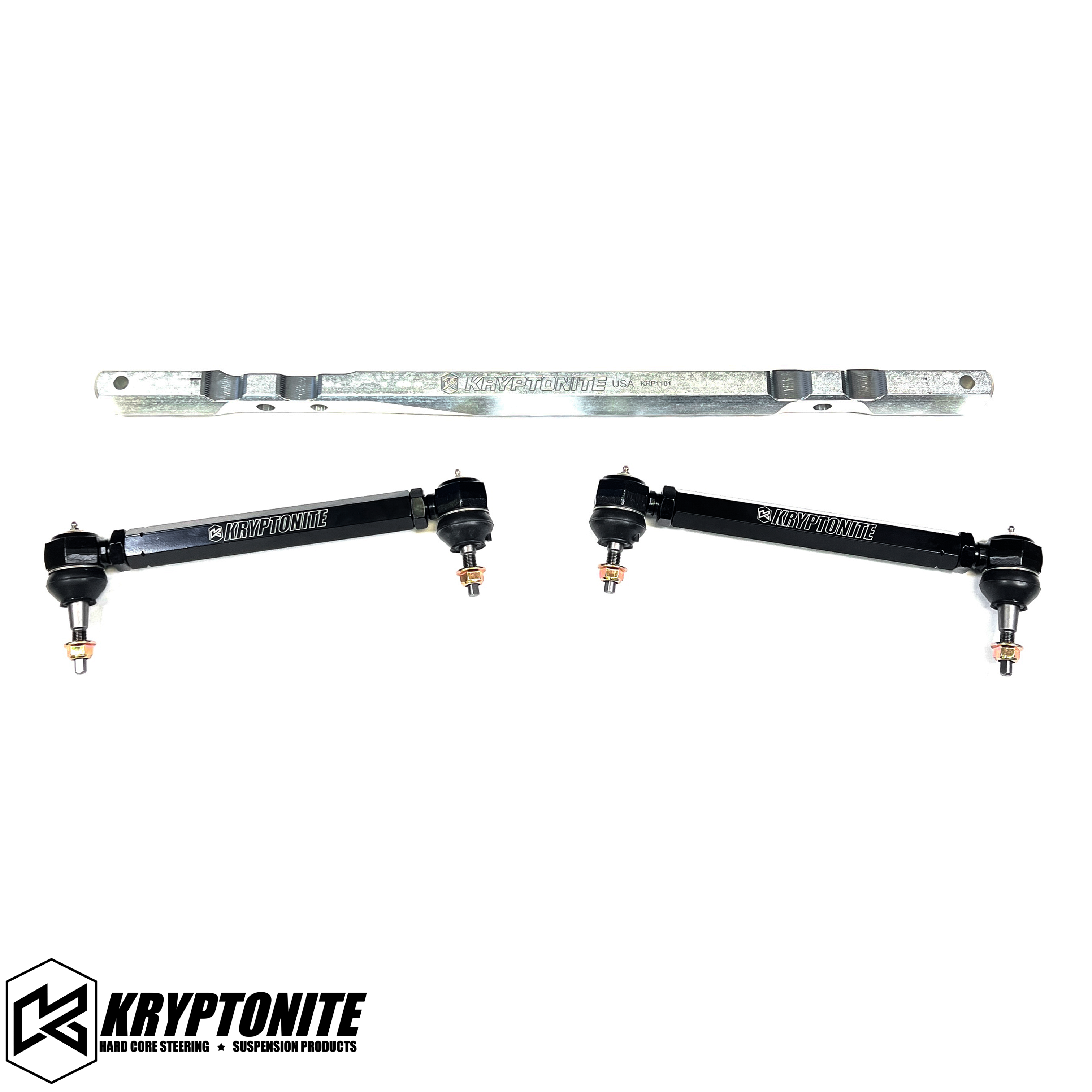 KRYPTONITE SS CENTER LINK AND TIE ROD PACKAGE FOR 2011–2025
