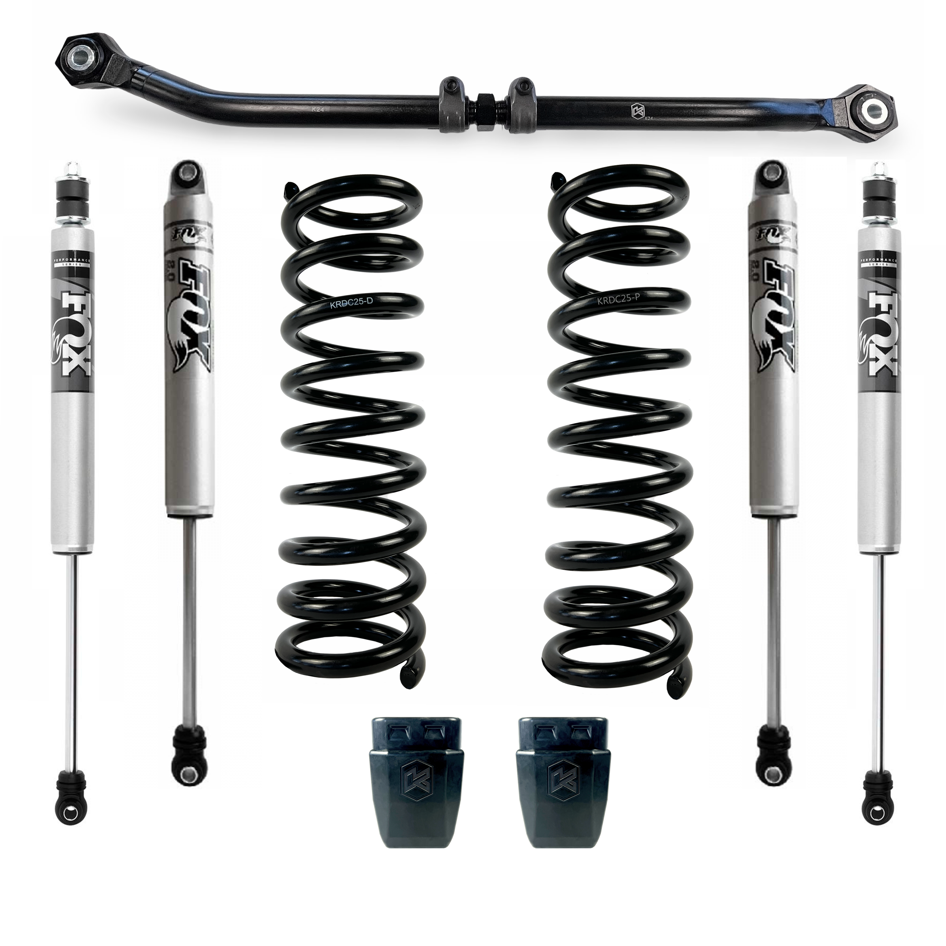 Kryptonite Stage 2 Leveling Kit with Fox Shocks for 2013-2026 RAM