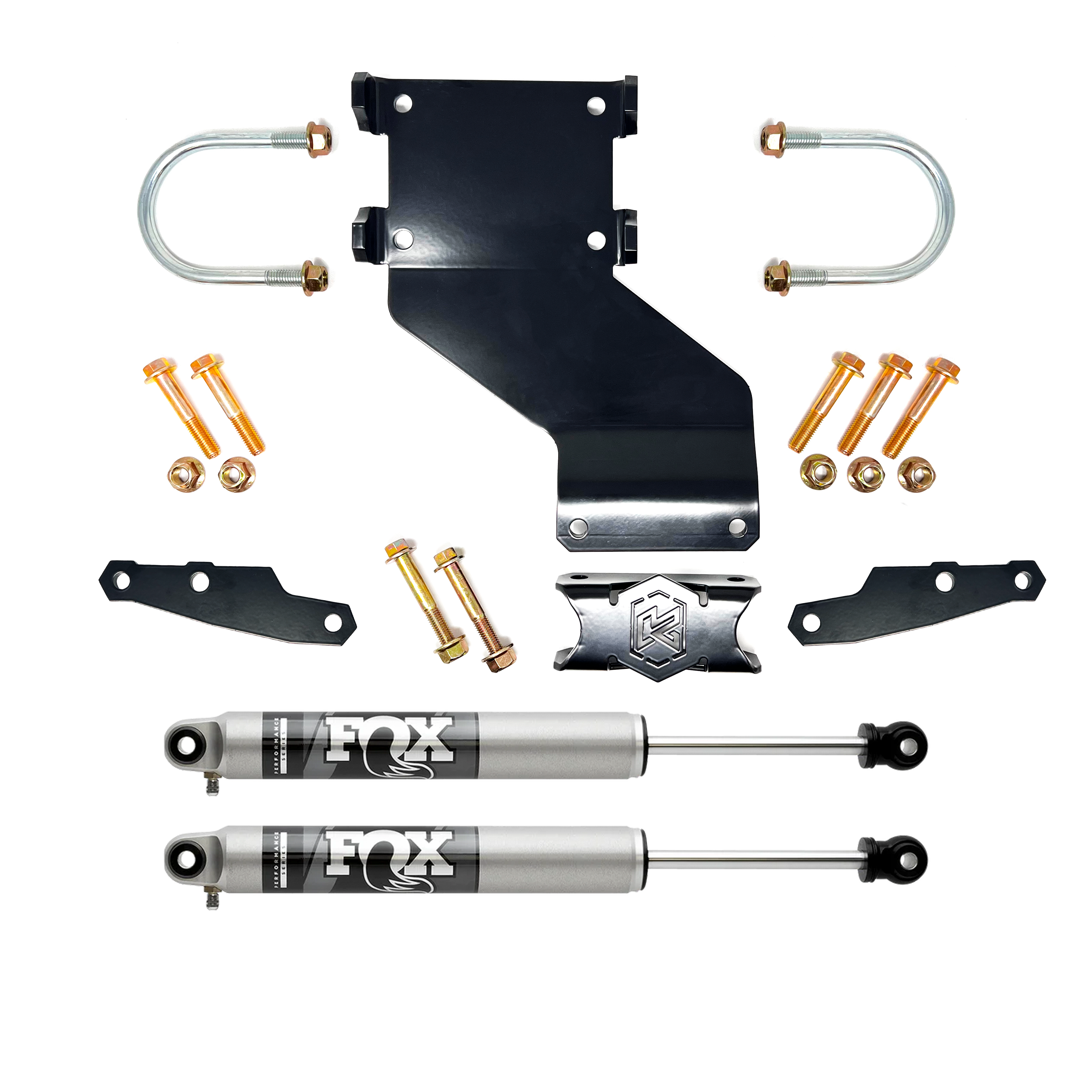DUAL STEERING STABILIZER KIT WITH FOX 2.0 SHOCKS FOR RAM 2500/3500