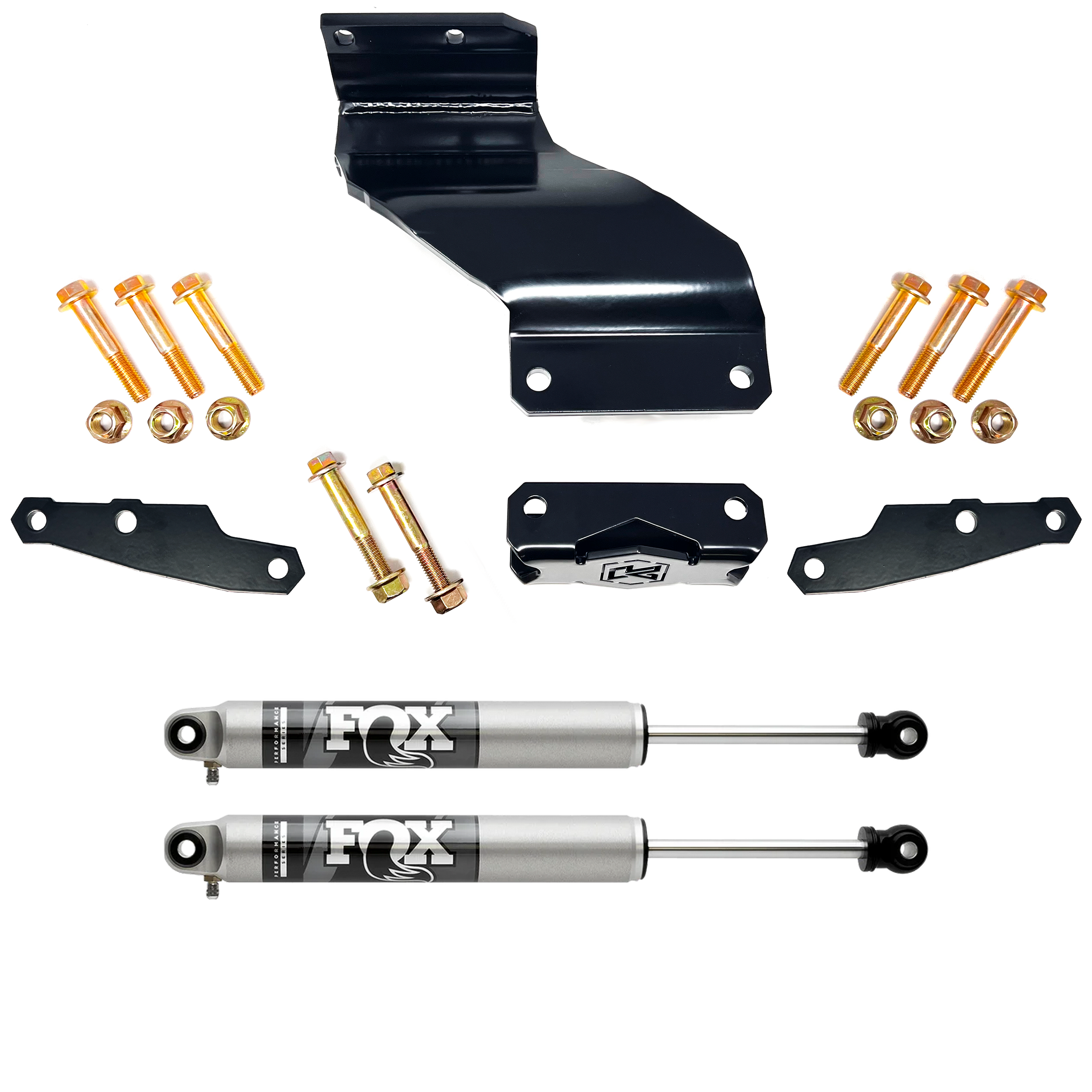 RAM 2500/3500 DEATH GRIP DUAL STEERING STABILIZER KIT WITH FOX 2.0