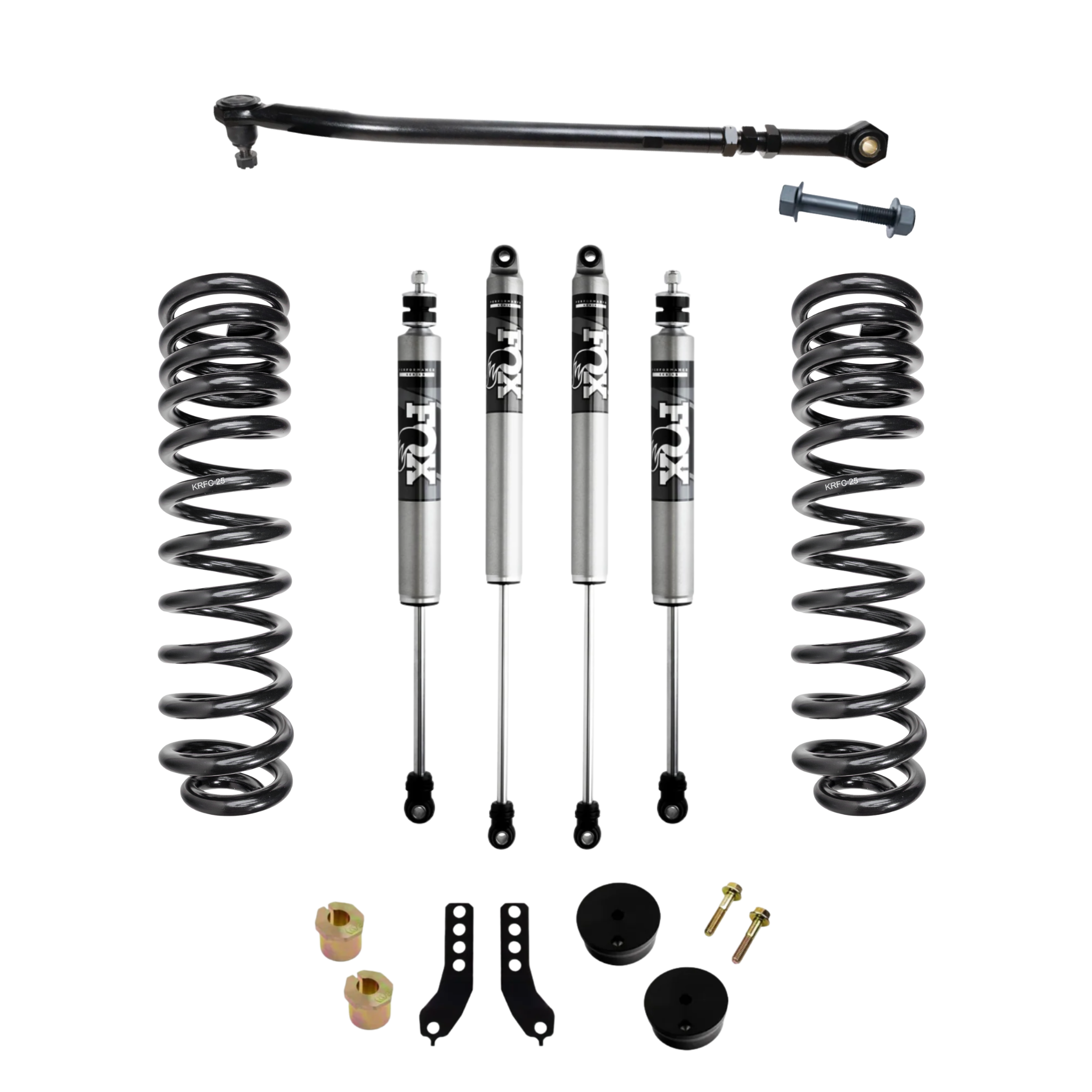 2017-2026 Ford Super Duty Stage 2 Leveling Kit | FOX 2.0 Shocks