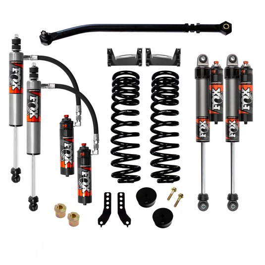 KRYPTONITE FORD SUPER DUTY F250/F350 STAGE 2 LEVELING KIT WITH FOX PERFORMANCE ELITE SHOCKS 2017-2025