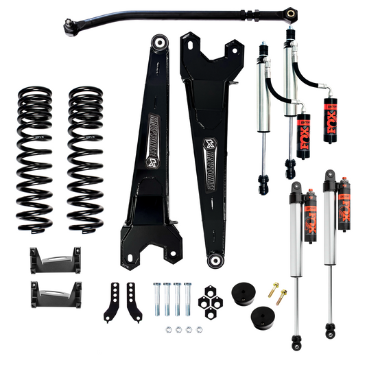 KRYPTONITE FORD SUPER DUTY F250/F350 STAGE 3 LEVELING KIT WITH 2.5 FACTORY RACE SERIES FOX SHOCKS 2017-2025
