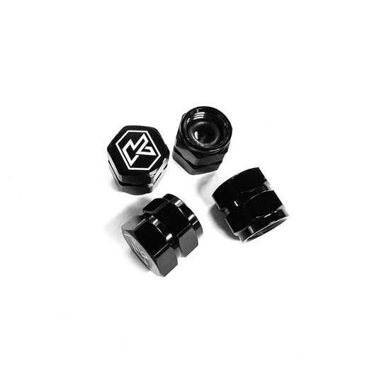 KRYPTONITE MACHINED ALUMINUM VALVE STEM CAPS FOR STANDARD SCHRADER VALVE