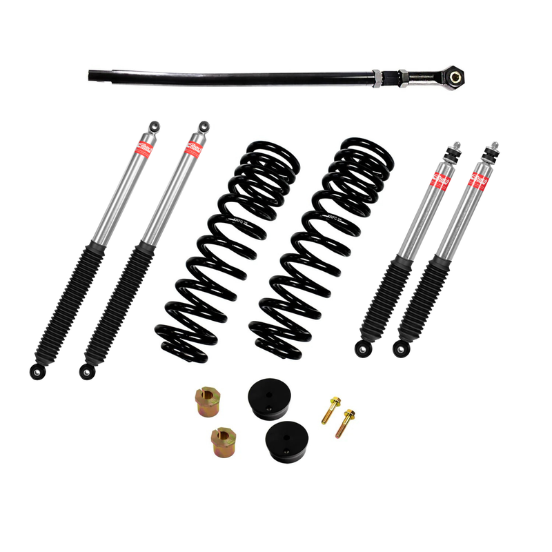 Load image into Gallery viewer, KRYPTONITE STAGE 2 LEVELING KIT WITH EIBACH SHOCKS FOR 2005-2016 FORD SUPER DUTY F-250/F-350
