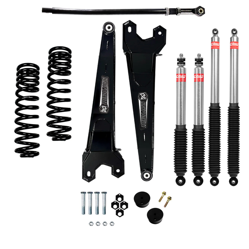 Load image into Gallery viewer, KRYPTONITE STAGE 3 LEVELING KIT WITH EIBACH SHOCKS FOR 2005-2016 FORD SUPER DUTY F-250/F-350
