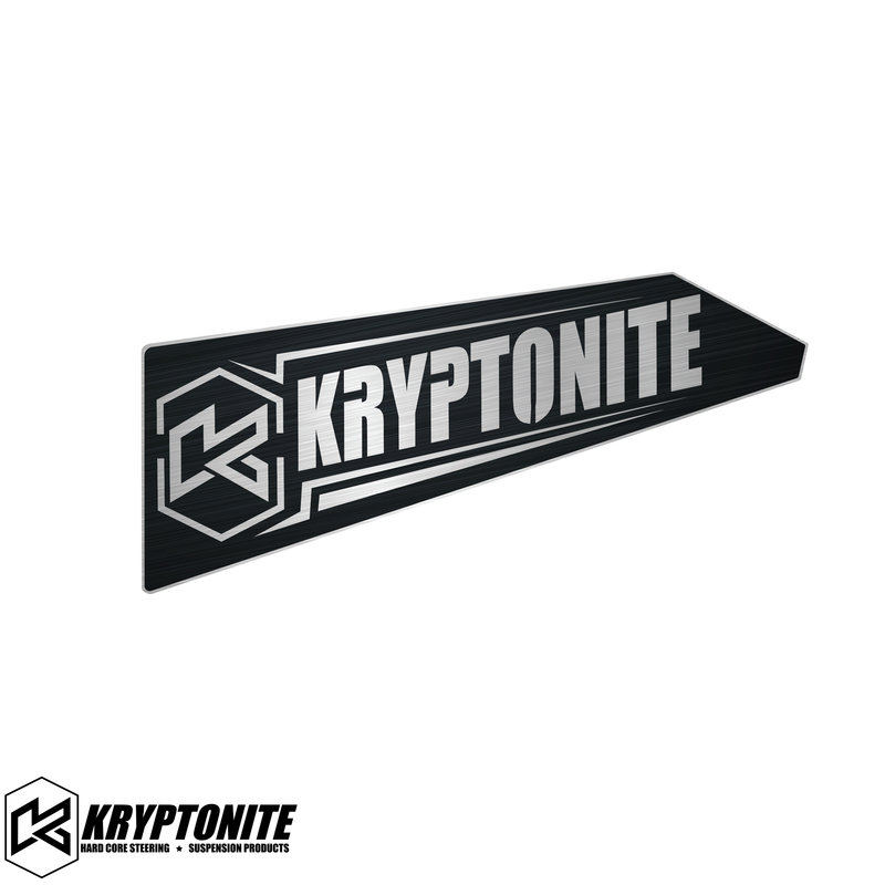 Load image into Gallery viewer, KRYPTONITE UPPER CONTROL ARM LOGO PLATE 2011-2024
