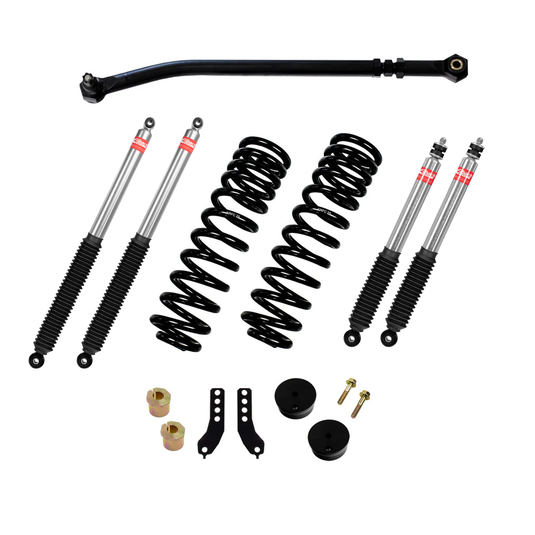 KRYPTONITE STAGE 2 LEVELING KIT WITH EIBACH SHOCKS FOR 2017-2022 FORD SUPER DUTY F-250/F-350
