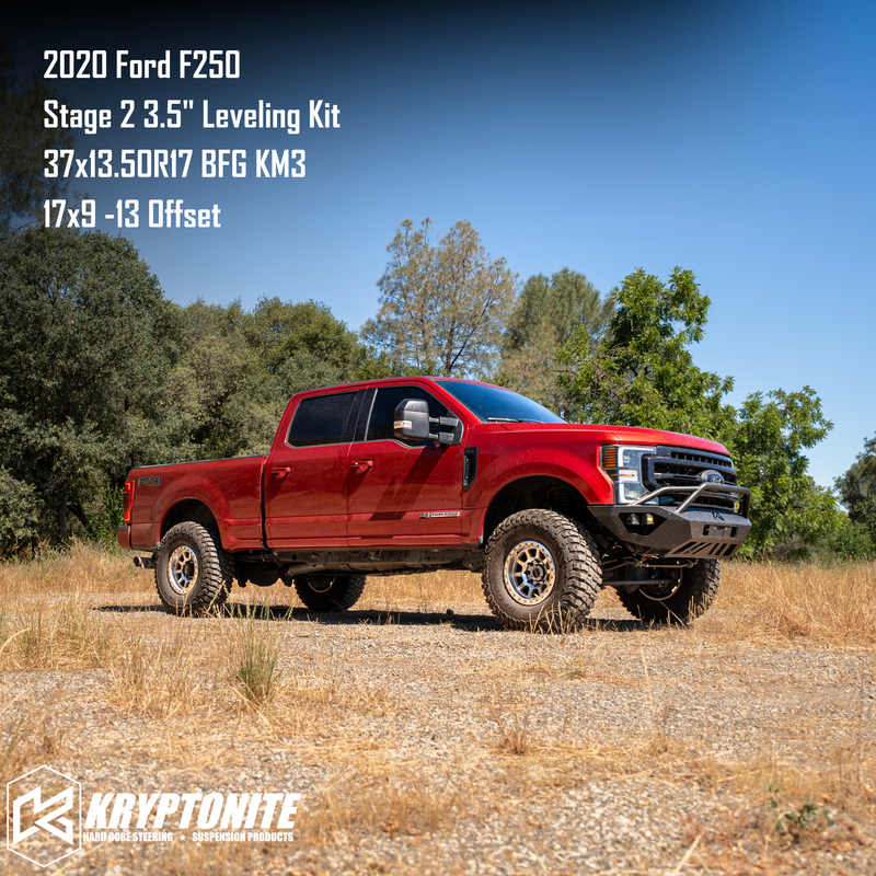 Load image into Gallery viewer, Kryptonite Stage 2 Leveling Kit with Eibach Shocks for 2017-2022 Ford Super Duty F-250/F-350
