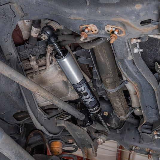 Fox Performance Series 2.0 TS Stabilizer for 2017-2024 Ford Super Duty with Factory Drag Link