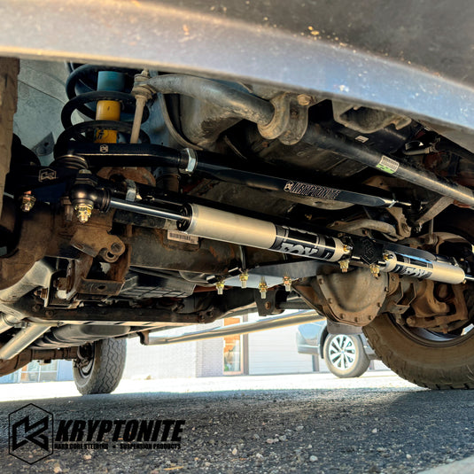 KRYPTONITE RAM 2500/3500 DEATH GRIP DUAL STEERING STABILIZER KIT WITH FOX 2.0 SHOCKS 2003-2013