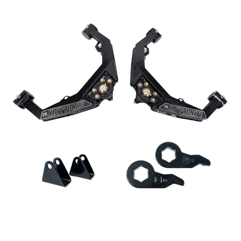 Load image into Gallery viewer, Kryptonite Stage 2 Leveling Kit with Shock Extensions for Chevy/GMC 2001–2010 HD Trucks 2002-2009 Hummer H2
