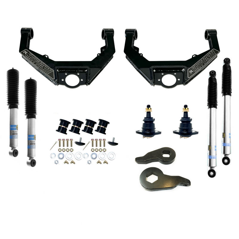 Load image into Gallery viewer, KRYPTONITE STAGE 3 LEVELING KIT WITH BILSTEIN 5100 SHOCKS FOR 2001–2010 CHEVY/GMC HD TRUCKS &amp; 2002–2009 HUMMER H2
