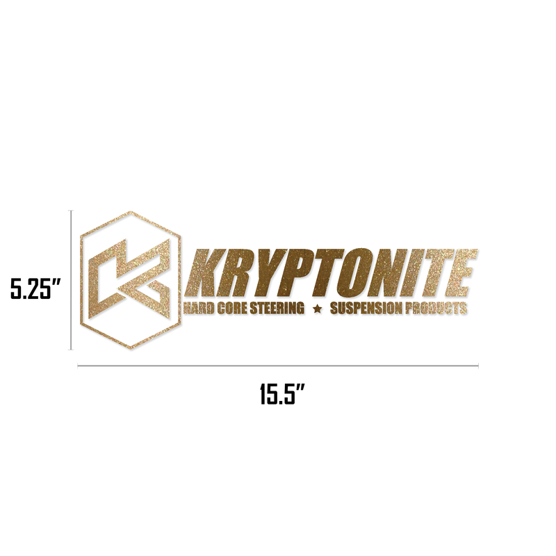Load image into Gallery viewer, KRYPTONITE 15" BANNER VINYL TRANSFER STICKER
