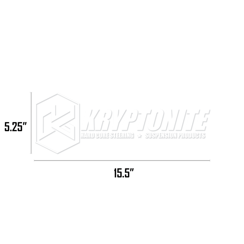 Load image into Gallery viewer, KRYPTONITE 15" BANNER VINYL TRANSFER STICKER
