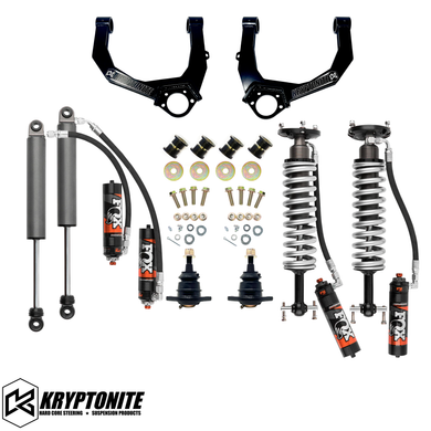 KRYPTONITE STAGE 3 LEVELING KIT WITH FOX PERFORMANCE ELITE SHOCKS 1/2 TON 6 LUG 2019+ AT4/TRAIL BOSS (KR19STAGE3FOXPE-4X)