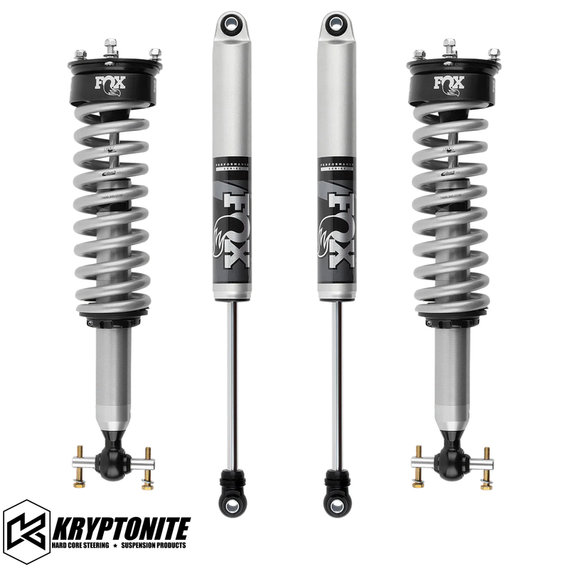 Load image into Gallery viewer, KRYPTONITE STAGE 3 LEVELING KIT WITH FOX 2.0 SHOCKS 1/2 TON 6 LUG 2019+ (KR19STAGE3FOX)

