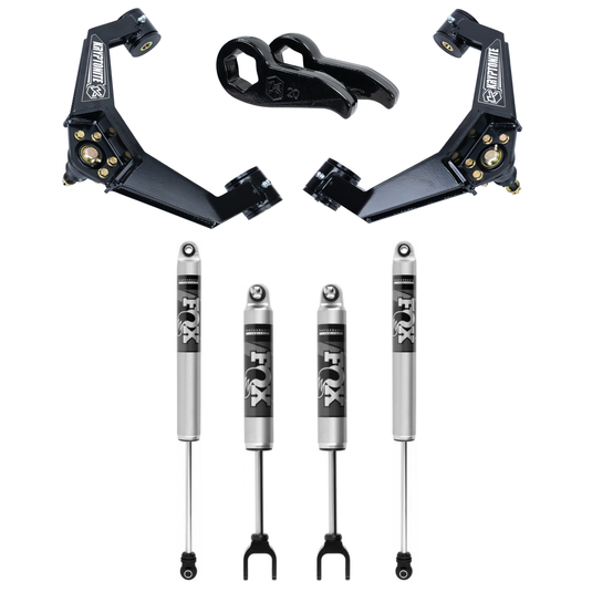 Kryptonite Stage 3 Leveling Kit with Fox Shocks for 2020-2026 Chevy/GMC 2500HD/3500