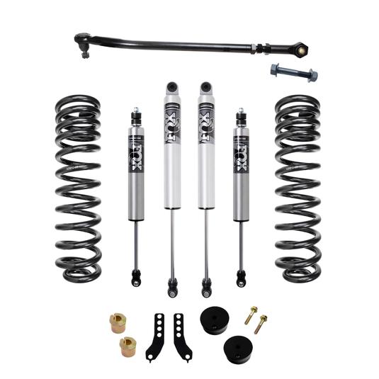 Kryptonite Stage 2 Leveling Kit with Fox Performance Series HTO Shocks for 2017-2026 Ford Super Duty F-250/F-350