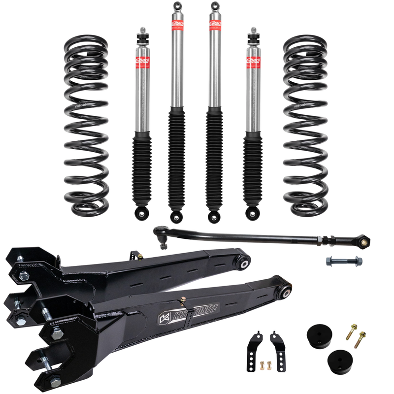 Load image into Gallery viewer, Kryptonite Stage 3 Leveling Kit with Eibach Shocks for 2017-2026 Ford Super Duty F-250/F-350
