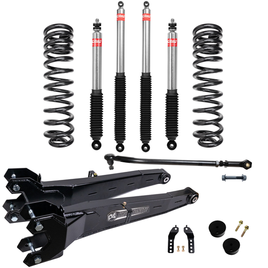 Kryptonite Stage 3 Leveling Kit with Eibach Shocks for 2017-2026 Ford Super Duty F-250/F-350