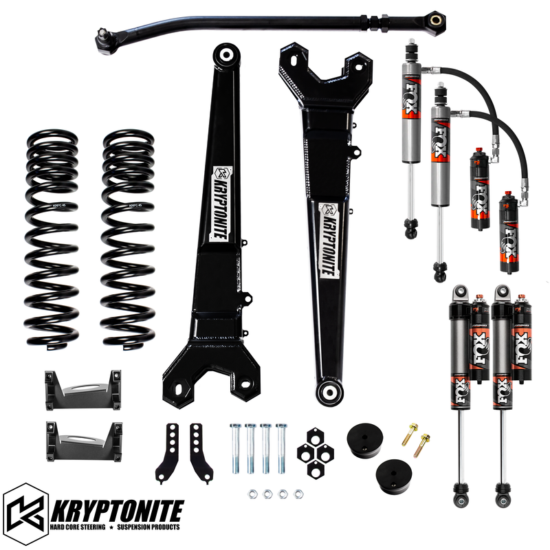 Load image into Gallery viewer, KRYPTONITE FORD SUPER DUTY F250/F350 STAGE 3 LEVELING KIT WITH 2.5 PERFORMANCE ELITE FOX SHOCKS 2017-2025
