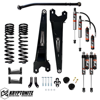 KRYPTONITE FORD SUPER DUTY F250/F350 STAGE 3 LEVELING KIT WITH 2.5 PERFORMANCE ELITE FOX SHOCKS 2017-2025 (KRFD17STAGE3FOXPE)