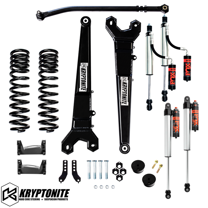 Load image into Gallery viewer, KRYPTONITE FORD SUPER DUTY F250/F350 STAGE 3 LEVELING KIT WITH 2.5 FACTORY RACE SERIES FOX SHOCKS 2017-2025 (KRFD17STAGE3FOXRS)

