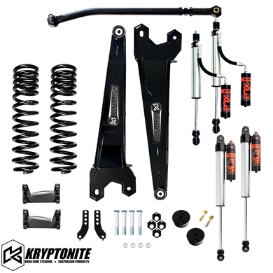 KRYPTONITE FORD SUPER DUTY F250/F350 STAGE 3 LEVELING KIT WITH 2.5 FACTORY RACE SERIES FOX SHOCKS 2017-2025 (KRFD17STAGE3FOXRS)
