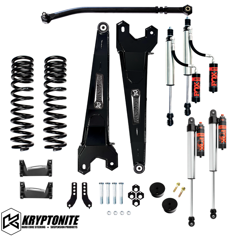 Load image into Gallery viewer, KRYPTONITE FORD SUPER DUTY F250/F350 STAGE 3 LEVELING KIT WITH 2.5 FACTORY RACE SERIES FOX SHOCKS 2017-2025 (KRFD17STAGE3FOXRS)
