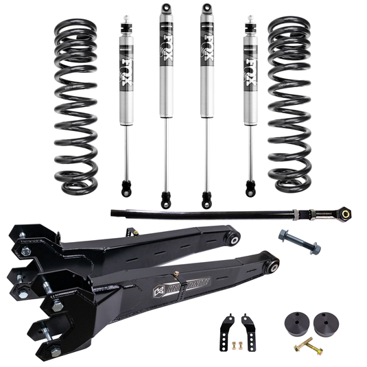 Kryptonite Stage 3 Leveling Kit with Fox 2.0 PS Shocks for 2017-2026 Ford Super Duty F-450/F-550