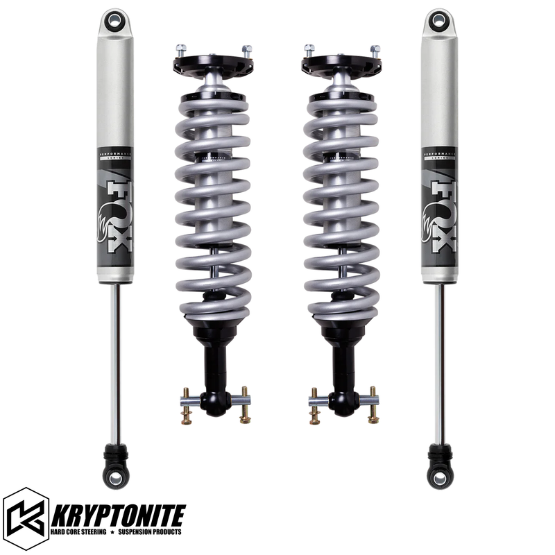 Load image into Gallery viewer, KRYPTONITE STAGE 3 LEVELING KIT WITH FOX 2.5 SHOCKS 1/2 TON 6 LUG 2019+ AT4/TRAIL BOSS (KR19STAGE3FOXPS-TB)
