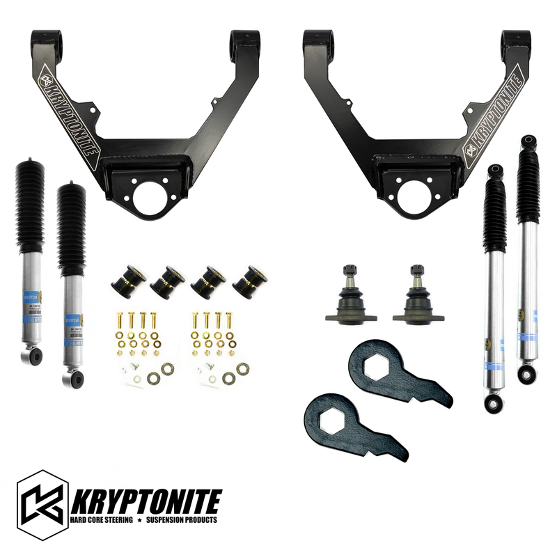 Load image into Gallery viewer, KRYPTONITE STAGE 3 LEVELING KIT WITH BILSTEIN SHOCKS 1/2 TON 6 LUG 1999-2006
