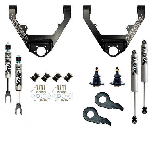 KRYPTONITE STAGE 3 LEVELING KIT WITH FOX SHOCKS 1999-2006 GM 1500 6 LUG TRUCKS/SUVS