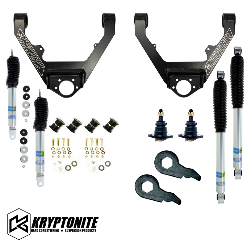 Load image into Gallery viewer, KRYPTONITE STAGE 3 LEVELING KIT WITH BILSTEIN SHOCKS 1/2 TON 6 LUG 1999-2006 (KR99STAGE3BIL)
