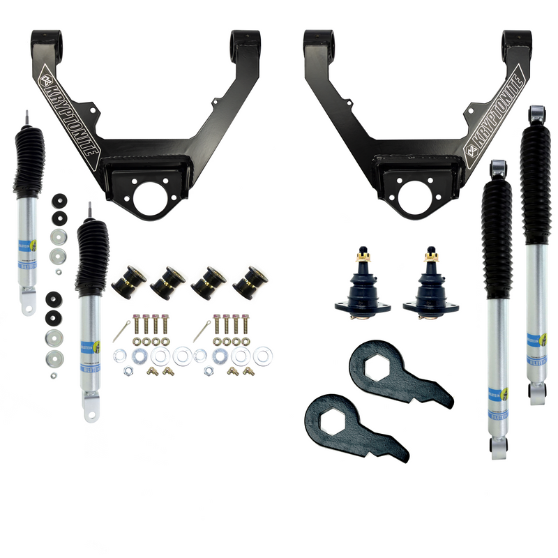 Load image into Gallery viewer, KRYPTONITE STAGE 3 LEVELING KIT WITH BILSTEIN SHOCKS 1999-2006 GM 1500 6 LUG TRUCKS/SUVS

