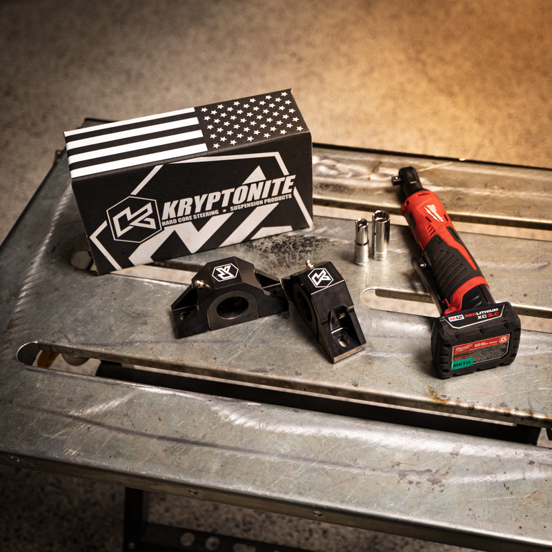 Load image into Gallery viewer, KRYPTONITE BILLET SWAY BAR BRACKET KIT FOR 2014-2024 RAM 2500/3500
