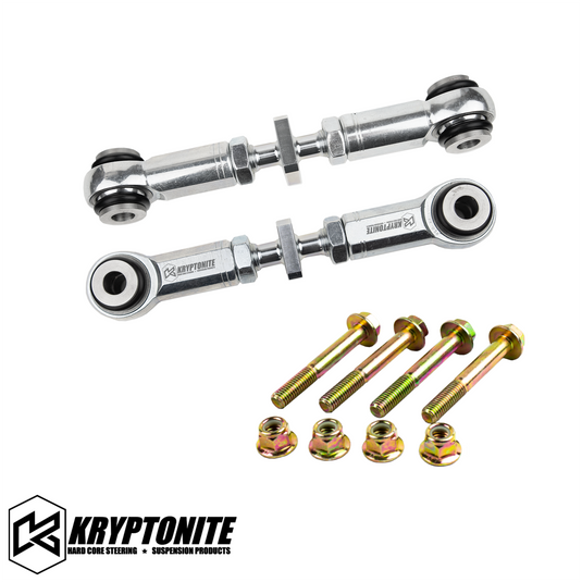 KRYPTONITE POLARIS RZR DEATH GRIP REAR SWAY BAR END LINKS 2018-2021 TURBO S