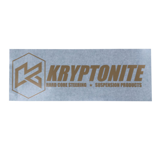 KRYPTONITE 15" BANNER VINYL TRANSFER STICKER