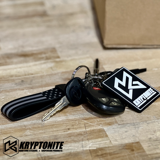 DOUBLE SIDED PVC KEY CHAIN Kryptonite Products