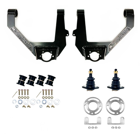 KRYPTONITE STAGE 2 LEVELING KIT FOR 1/2 TON 6-LUG CHEVY/GMC TRUCKS 2014–2018