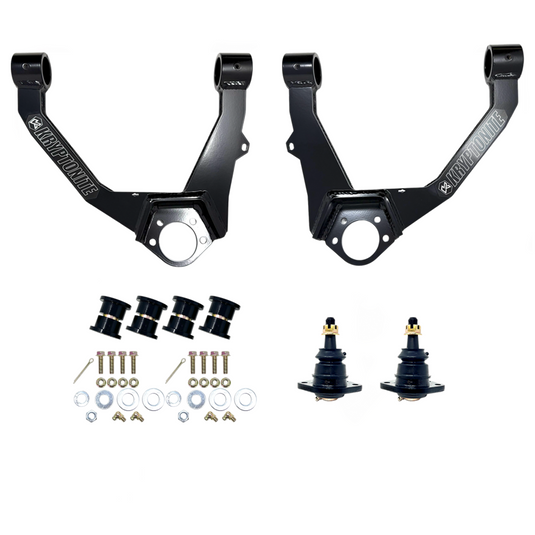 KRYPTONITE STAGE 3 LEVELING KIT WITH FOX SHOCKS FOR 2014–2018 1/2 TON 6-LUG CHEVY/GMC TRUCKS