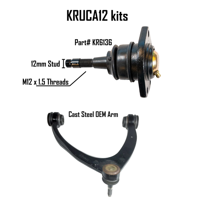 Load image into Gallery viewer, Kryptonite Upper Control Arm Kit for 1/2 Ton 6-LUG Chevy/GMC Trucks 2007–2018
