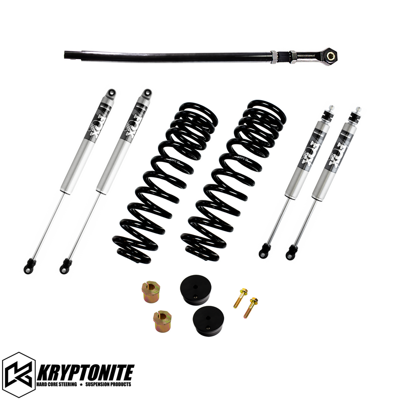 Load image into Gallery viewer, KRYPTONITE FORD SUPER DUTY F250/F350 STAGE 2 LEVELING KIT WITH FOX SHOCKS 2005-2016
