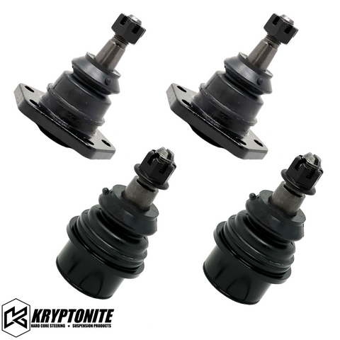KRYPTONITE UPPER AND LOWER BALL JOINT PACKAGE DEAL (For Aftermarket Control Arms) 2011-2024